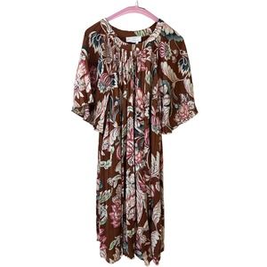 Anthropologie Soft Printed Dress XSP